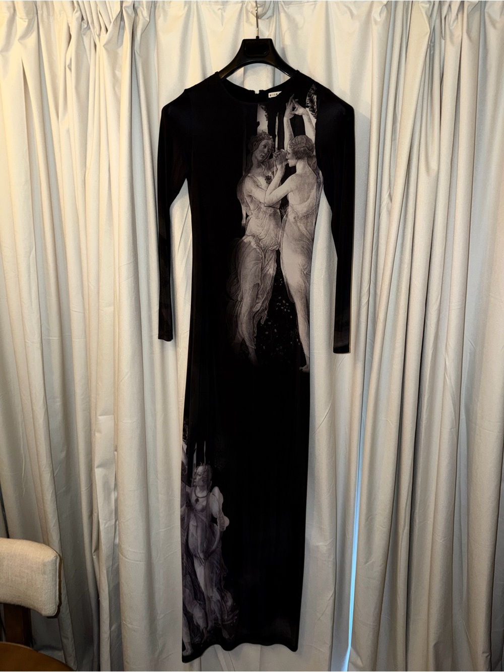 Alice + Olivia Black dress with Print